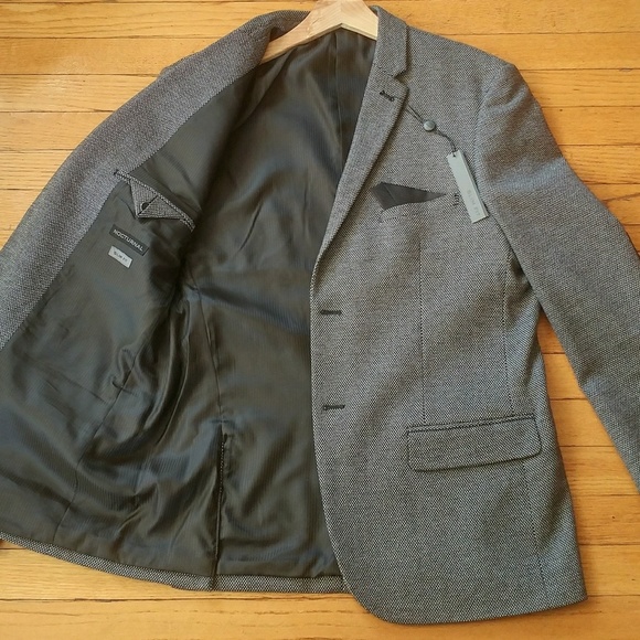 Mens Wool Blazer - Picture 3 of 4